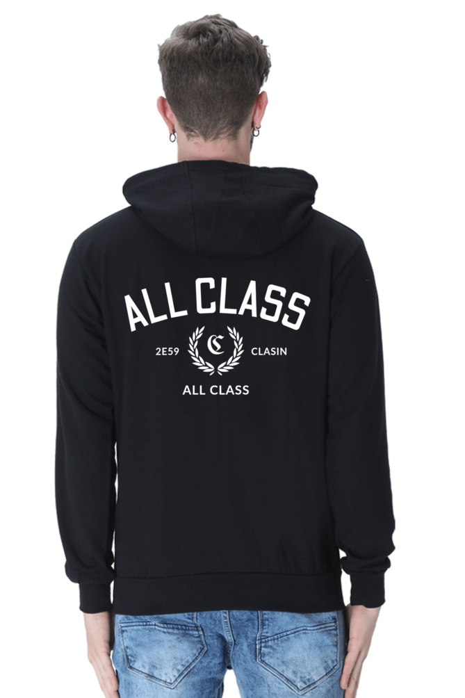 All Class 'First Edition' black color Premium Hooded Sweatshirt