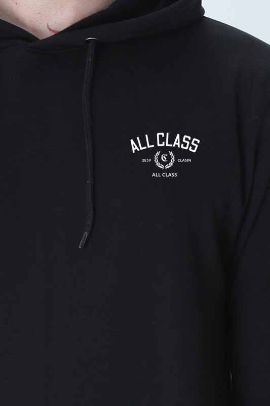 All Class 'First Edition' black color Premium Hooded Sweatshirt