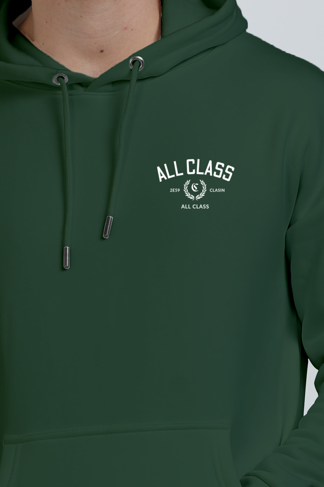 All Class Unisex Oversized Hooded Sweatshirt bottle green